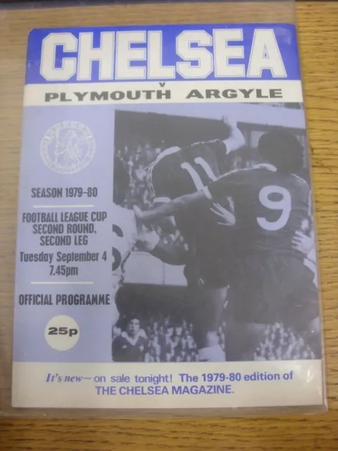 04/09/1979 Chelsea v Plymouth Argyle [Football League Cup] . Thanks for viewing