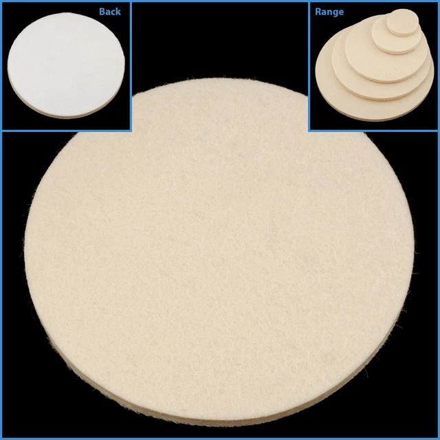 125mm Wool Felt Polishing Buffing Buffer Wheel Power Angle Grinder Rotary Tool