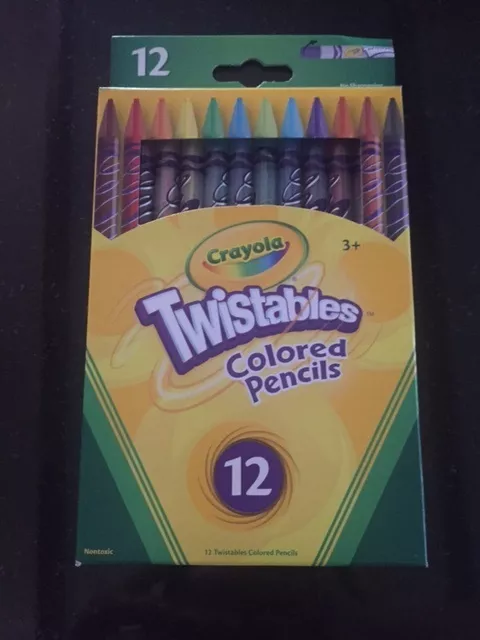 Crayola Set Twistables Pencils 12 Plus 12 X Washable Markers  Brilliant Colours