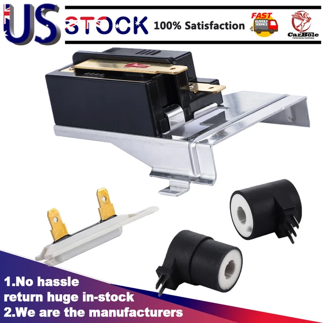 GAS DRYER FLAME Sensor Valve Solenoid Coil Kit For Kenmore 338906