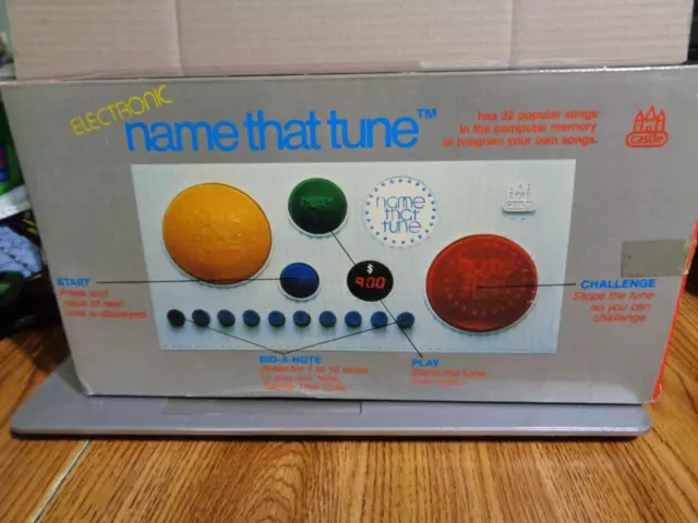 Vintage 1980 name that tune electronic Game NEW IN BOX 2