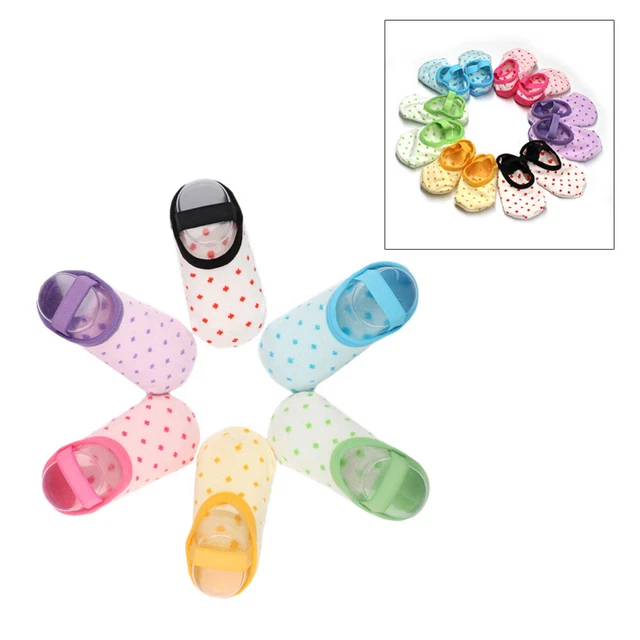 6 paia calze di cotone calze cartoni animati bambini bambino antiscivolo pavimento