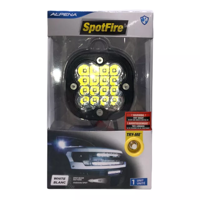 Alpena Spotfire LED Light Spot Beam #78483 (3X Brighter)