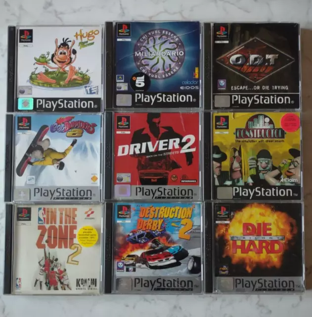 Lotto giochi PS1 Sony PlayStation retro gaming videogiochi