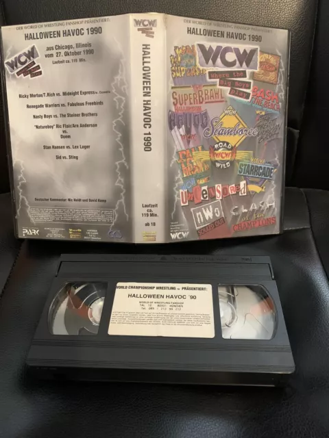 WCW HALLOWEEN HAVOC 1990 (VHS - German version)(WWF/WWE/ECW/AEW/TNA ...