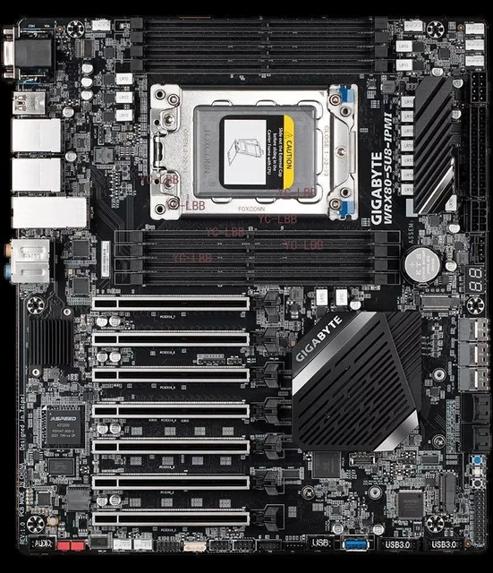 PLACA MADRE GIGABYTE AMD WRX80 WRX80 SU8 IPMI compatible con 8RAM