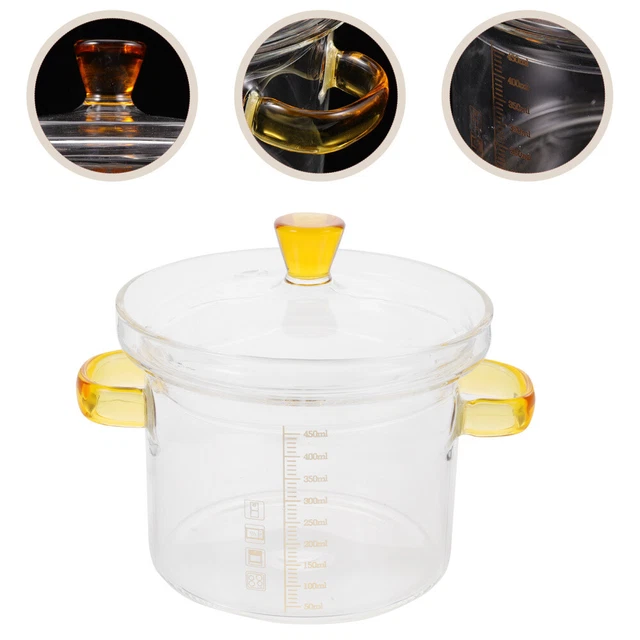 Glass Cookware Covered Oven Bowl Clear Cookware Cooking Utensils