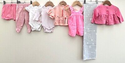 Baby Girls Bundle Of Clothing Age 0-3 Months Baby Gap M&S F&F