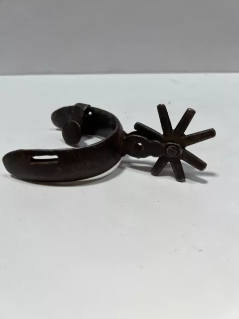 antique iron spur cowboy western hand forged