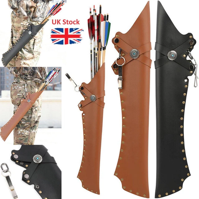 Archery Bag Waterproof Camo Arrow Quiver - Holds 40 Arrows, Shoulder/Hip Carry, Tactical Arrow Quiver Waterproof