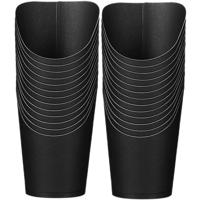50 pz supporti tazza chip per patatine fritte patatine fritte tazza patatine fritte nero