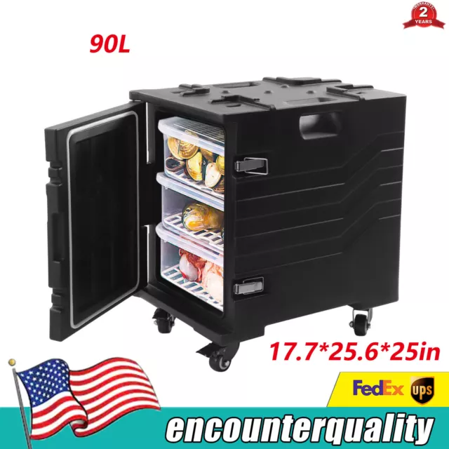 For Catering Insulated Food Warmer + Handle Hot Box Insulated Food Pan Carrier