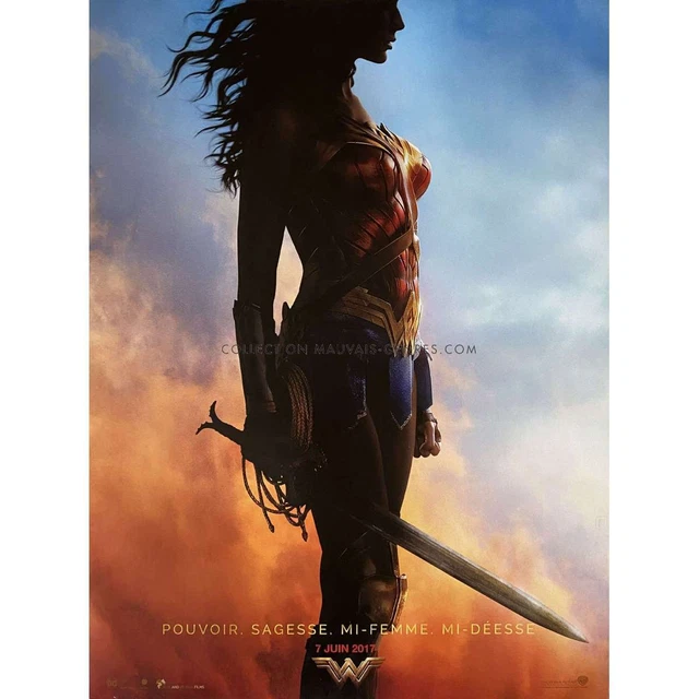 HWC Trading FR A3 Wonder Woman 2017 Gal Gadot Regali Stampato Poster Firmato Autografo Immagine Per Film Memorabilia Tifosi - A3 Incorniciato