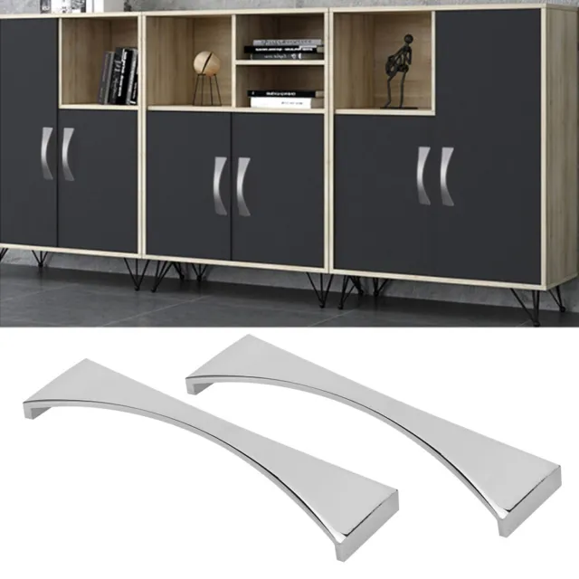5Pcs Household Modern Drawer Cabinet Wardrobe Door Pull Handle Furniture FR 3