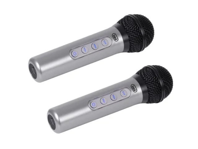 Trevi EM 415 R Noir, Argent Microphone de karaoké