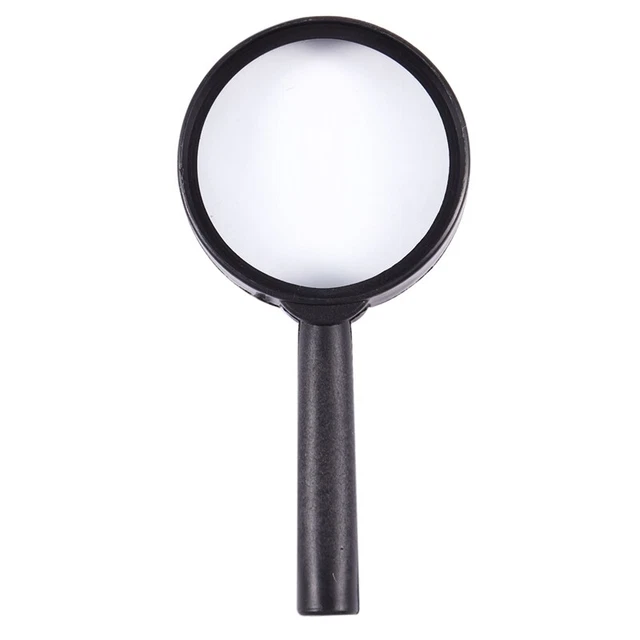 Telaio portatile in plastica obiettivo 40 mm 3 x vetro ingrandito - nero M3T7