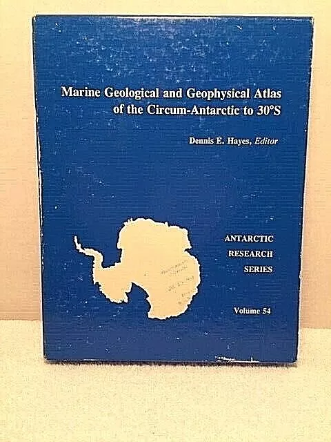 6 Geology Map MARINE GEOLOGICAL GEOPHYSICAL ATLAS CIRCUM ANTARCTIC TO 30° Hayes