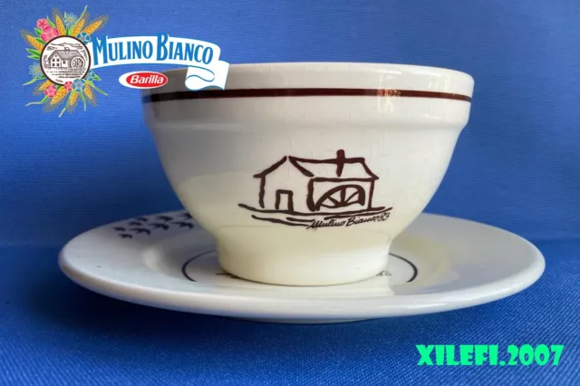 coccio mulino bianco tazza 1983 piatto 1986 mulino bianco originale no box