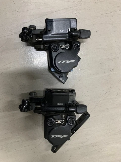 Étrier De Frein à Disque Hydraulique TRP Hy/Rd HD-C711 - Montage Plat Pour Arrière 160mm - Noir/Argent