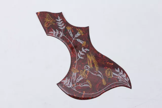 Hummingbird Abalone Pickguard for Gibson Acoustic Guitar Adhesive back Tortoise