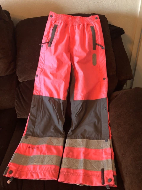 Rockfish Equestrian 12/13 Years Hi Viz Riding Waterproof Trousers Good Used
