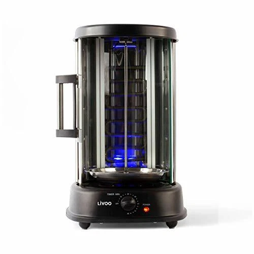 LIVOO DOM323 Grill Vertical pour Kebab, Poulet Rôti 2,5 Kg, Brochettes | Rôtisso 4