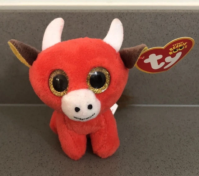 BNWT McDonalds Ty Teenie Beanie Boos Snort the Bull New Tagged