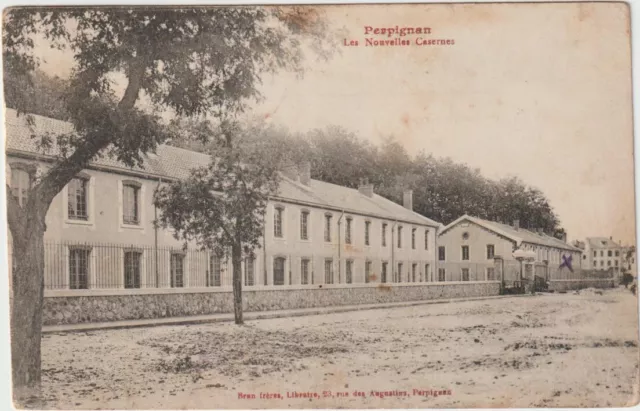 AK Perpignan, Les Nouvelles Casernes, Kaserne, Feldpost 1915