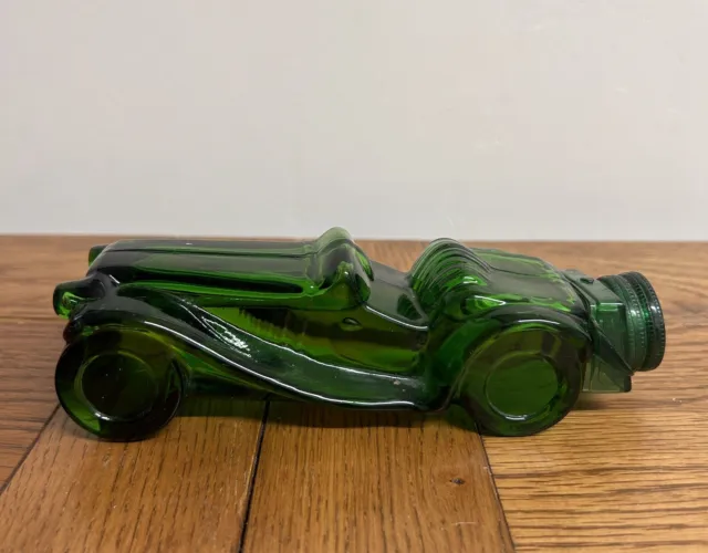 Avon Aftershave Windjammer Bottle Collectable Vintage 1936 MG Car Green