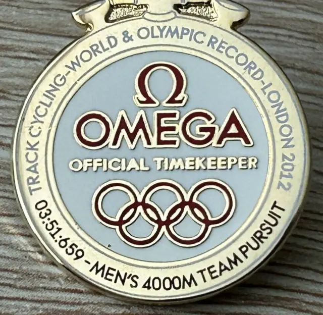 Omega, 2012 London Olympics, Men's 4000m Team Pursuit Pin 3