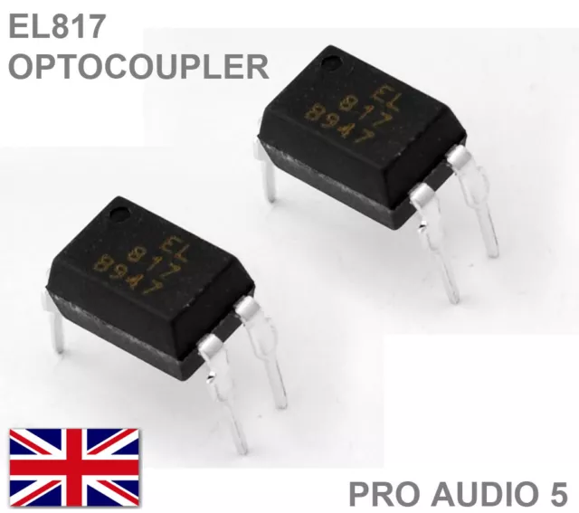 10x EL817C EL817 PC817 Transistor Output Optocoupler I.C.- UK STOCK - FAST POST.