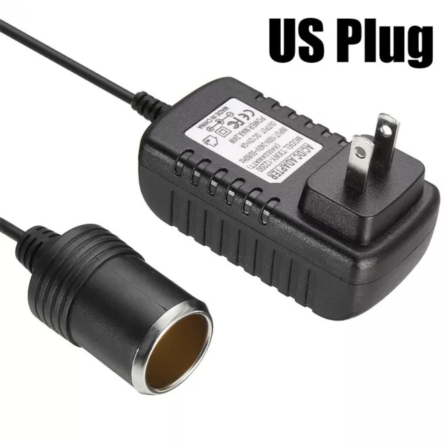 12V-2A Voiture Allume Cigare Universel AC / Dc Alimentation Adaptateur Eu / Au 3