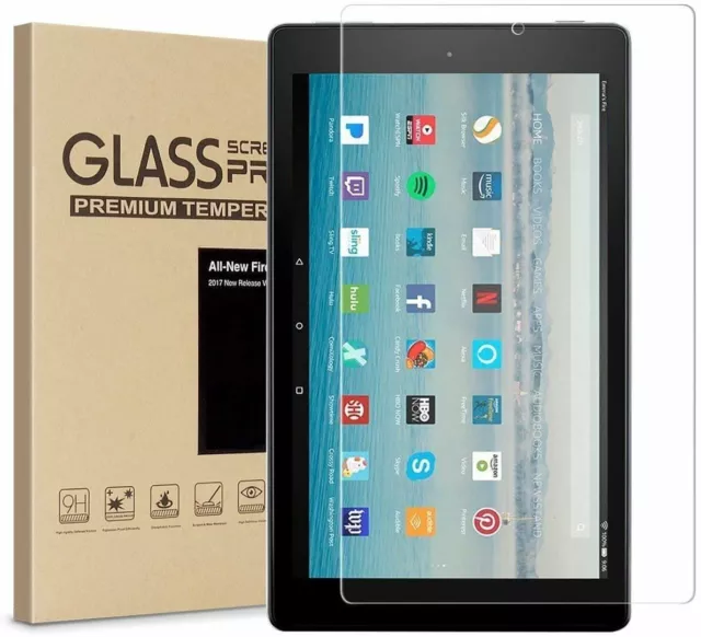 For Amazon Fire 7 / Amazon Fire HD 8 Tablet Tempered Glass Screen Protector