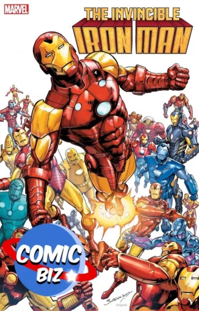 Invincible Iron Man #1 (2023) Bagley 2Nd Printing Variant Cover Marvel Comics