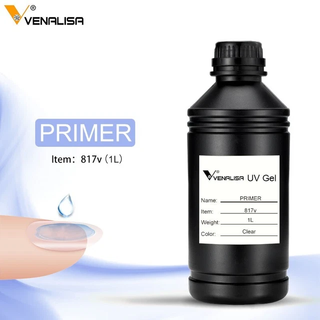 Nail Saloon Supply 1000ml Bulk  Soak Off UV LED Gel Acrylic Polish Base Primer