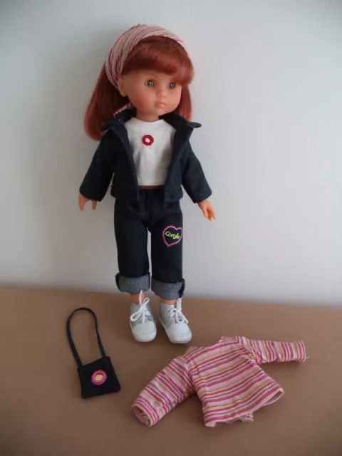 Bambola Corolle Les Cheries Clara capelli rossi fashion doll 33 cm con vestiti