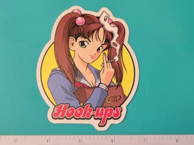 VTG HOOK UPS Skateboard Sticker Nos Anime Japanese Samurai Princess Kitana  Ninja $9.75 - PicClick
