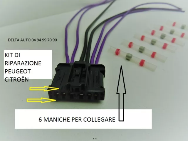 Kit Di Riparazione Per Portalampada Citroen C2/C3/C4/C5 1 Nuovo Completa