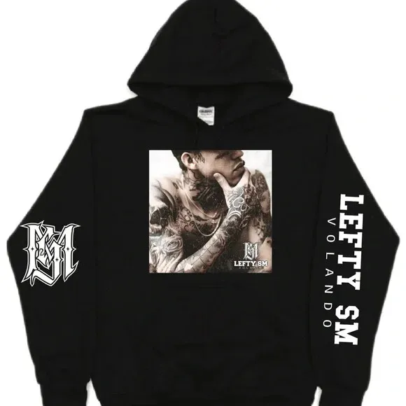 Lefty SM Volando Pullover Hoodie S-5XL Mexican Rap  Merch 2024 RIP Lefty SM