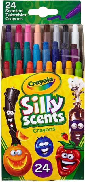 Crayola Silly Scents Twistables Crayons, Sweet Scented Multicolor 12 Count  Gift!