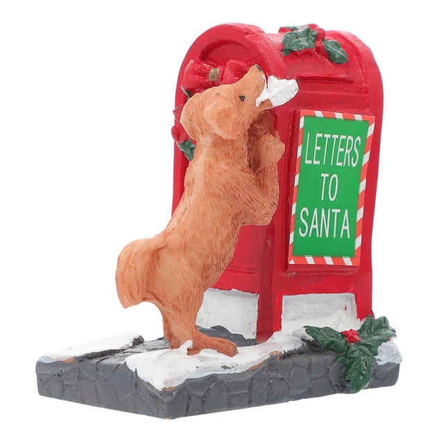 Ornements D'artisanat Décorations De Noël En Résine Lettres Au Père Noël Ménage