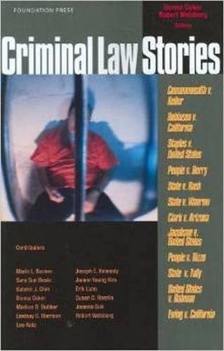 CRIMINAL LAW STORIES By Donna Coker & Robert Weisberg *Excellent Condition*