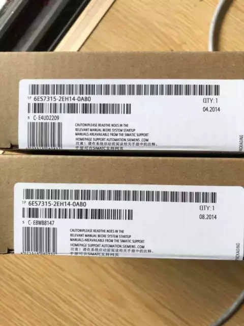 SIEMENS 6ES7 315-2AH14-0AB0 SIMATIC S7-300 PLC MODULE NEW IN BOX Fedex/DHL Ship