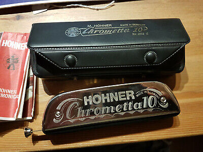 C HOHNER Harmonica chromatique Hohner 253/40 Chrometta 10 trous en Do 