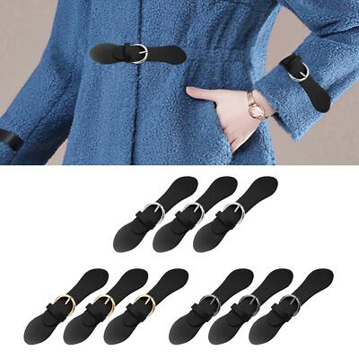 Guidre PU Pulsante a Levetta in Pelle 6 pezzi Vintage Pulsanti a Levetta Montgomery Bottoni da Cucire per Giacca Cappotto Abbigliamento fai da te Decorazione Artigianato Giacca 