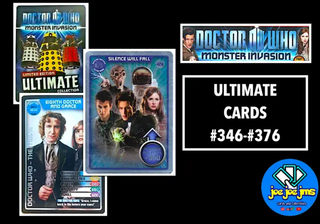 Dr Doctor Who Monster Invasion - Pick Ultimate Limited Edition Cards - 346-476 2