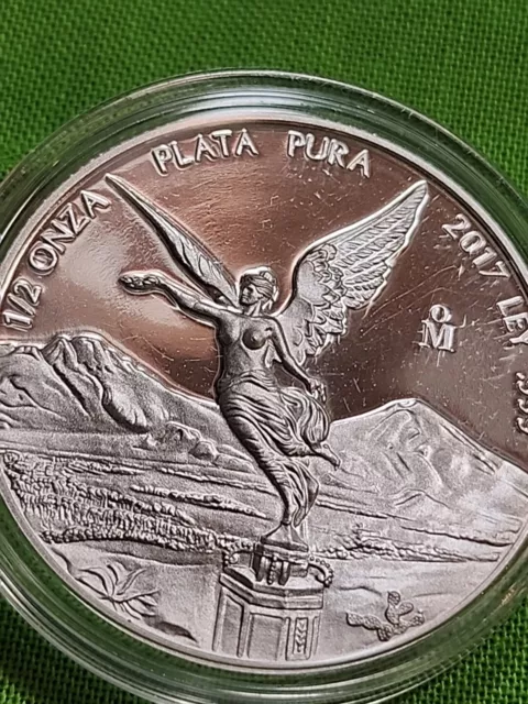 MS++ 2017 Mexico Mo 1/2 oz Silver Proof Libertad Coin 999 Fine Silver