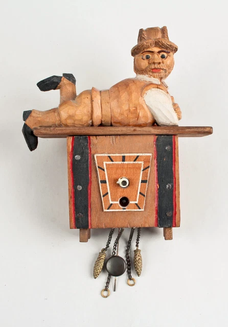 Miniature cuckoo clock made in Germany @ 1950s Great model Project Works