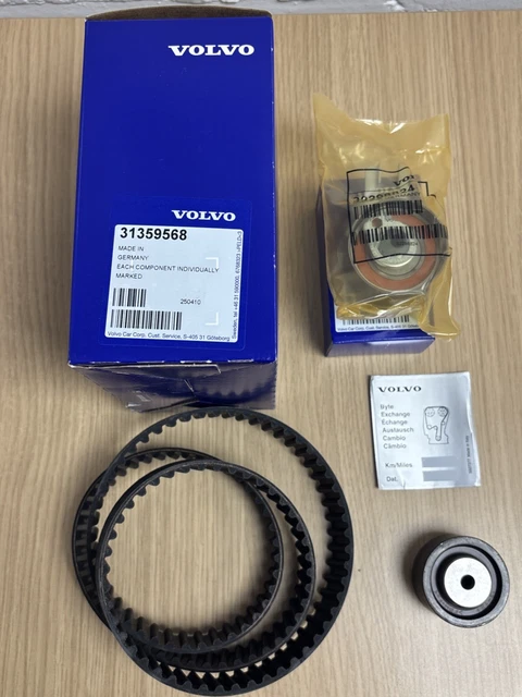 Genuine Volvo D5 Cam Belt / Timing Belt Kit V70 S60 Xc70 Xc90 S60 31359568