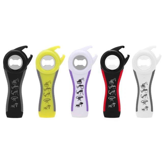 Abrebotellas creativo multiuso 5 en 1 frasco de cerveza lata de cerveza gadget de apertura manual